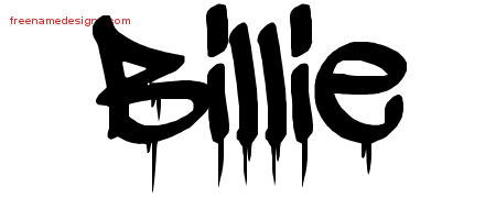 Graffiti Name Tattoo Designs Billie Free