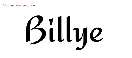 Calligraphic Stylish Name Tattoo Designs Billye Download Free