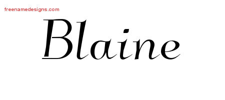 Elegant Name Tattoo Designs Blaine Download Free