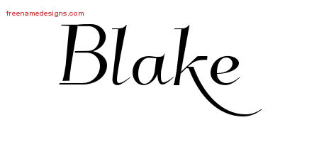 Elegant Name Tattoo Designs Blake Download Free