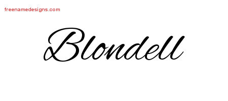 Cursive Name Tattoo Designs Blondell Download Free