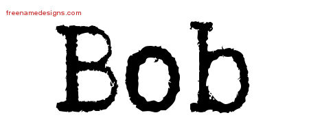 Typewriter Name Tattoo Designs Bob Free Printout
