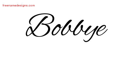 Cursive Name Tattoo Designs Bobbye Download Free