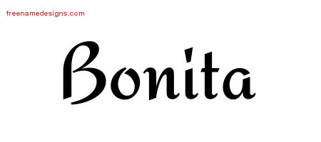 Calligraphic Stylish Name Tattoo Designs Bonita Download Free