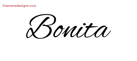 Cursive Name Tattoo Designs Bonita Download Free