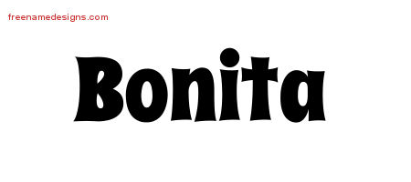 Groovy Name Tattoo Designs Bonita Free Lettering