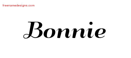 Art Deco Name Tattoo Designs Bonnie Printable