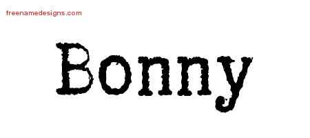 Typewriter Name Tattoo Designs Bonny Free Download