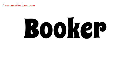 Groovy Name Tattoo Designs Booker Free