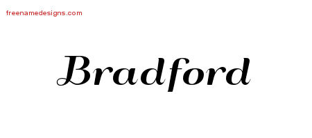 Art Deco Name Tattoo Designs Bradford Graphic Download