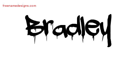 Graffiti Name Tattoo Designs Bradley Free