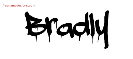 Graffiti Name Tattoo Designs Bradly Free