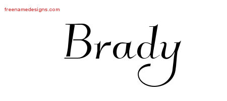Elegant Name Tattoo Designs Brady Download Free