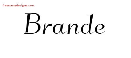 Elegant Name Tattoo Designs Brande Free Graphic