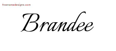 Calligraphic Name Tattoo Designs Brandee Download Free