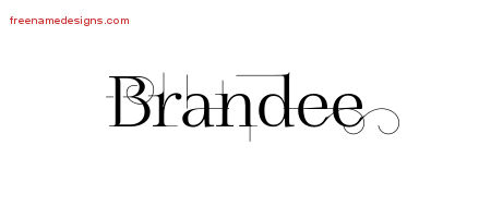 Decorated Name Tattoo Designs Brandee Free