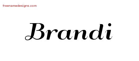 Art Deco Name Tattoo Designs Brandi Printable Art Deco Name Tattoo Designs Brandi Printable