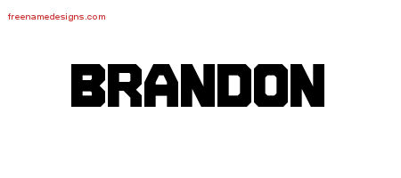 Titling Name Tattoo Designs Brandon Free Download