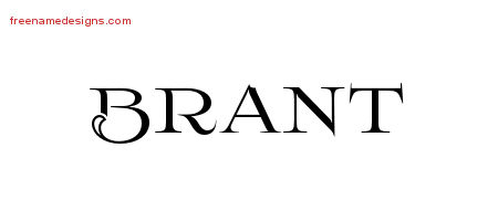 Flourishes Name Tattoo Designs Brant Graphic Download