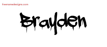 Graffiti Name Tattoo Designs Brayden Free