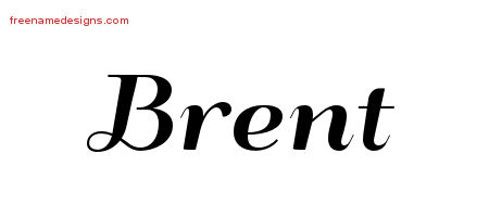 Art Deco Name Tattoo Designs Brent Graphic Download