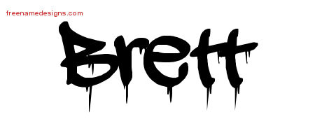 Graffiti Name Tattoo Designs Brett Free