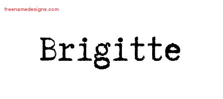 Typewriter Name Tattoo Designs Brigitte Free Download