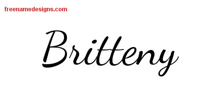 Lively Script Name Tattoo Designs Britteny Free Printout Lively Script Name Tattoo Designs Britteny Free Printout