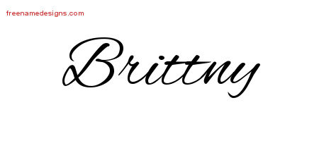 Cursive Name Tattoo Designs Brittny Download Free