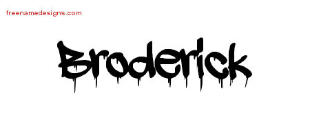 Graffiti Name Tattoo Designs Broderick Free