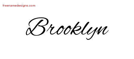 Cursive Name Tattoo Designs Brooklyn Download Free