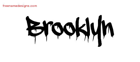 Graffiti Name Tattoo Designs Brooklyn Free Lettering