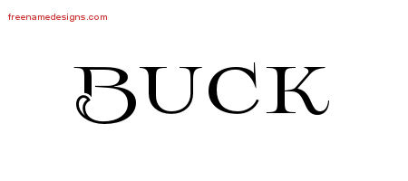 Flourishes Name Tattoo Designs Buck Graphic Download