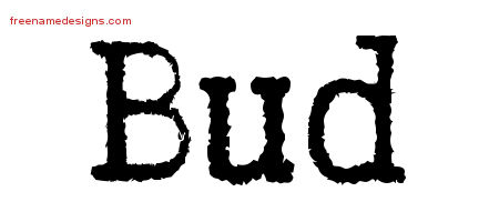 Typewriter Name Tattoo Designs Bud Free Printout