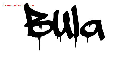 Graffiti Name Tattoo Designs Bula Free Lettering