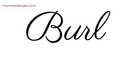 Classic Name Tattoo Designs Burl Printable