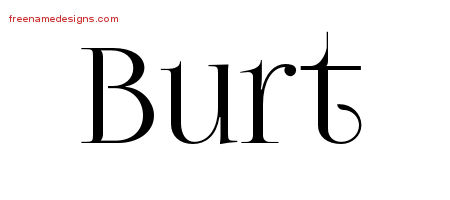 Vintage Name Tattoo Designs Burt Free Printout