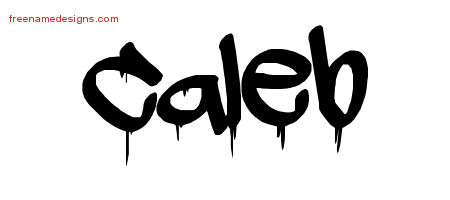 Graffiti Name Tattoo Designs Caleb Free