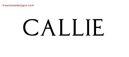 Regal Victorian Name Tattoo Designs Callie Graphic Download