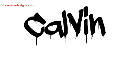 Graffiti Name Tattoo Designs Calvin Free