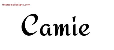 Calligraphic Stylish Name Tattoo Designs Camie Download Free