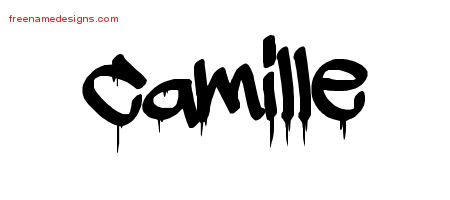 Graffiti Name Tattoo Designs Camille Free Lettering