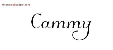 Elegant Name Tattoo Designs Cammy Free Graphic