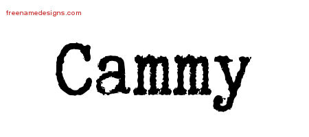 Typewriter Name Tattoo Designs Cammy Free Download