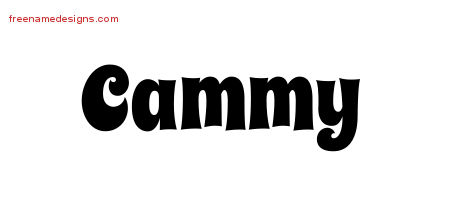 Groovy Name Tattoo Designs Cammy Free Lettering