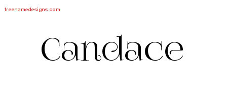 Vintage Name Tattoo Designs Candace Free Download