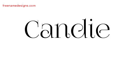 Vintage Name Tattoo Designs Candie Free Download