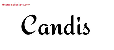 Calligraphic Stylish Name Tattoo Designs Candis Download Free