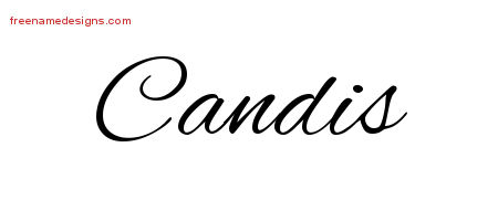 Cursive Name Tattoo Designs Candis Download Free