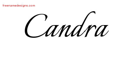 Calligraphic Name Tattoo Designs Candra Download Free